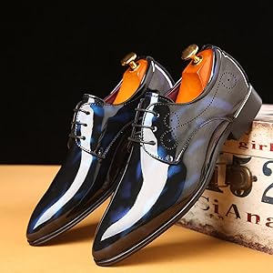 【極美品】URBANE ブライダルシューズ 牛革/馬革 エナメル 光沢 26.5 極美品】URBANE ブライダルシューズ 牛革/馬革 エナメル 光沢 26.5